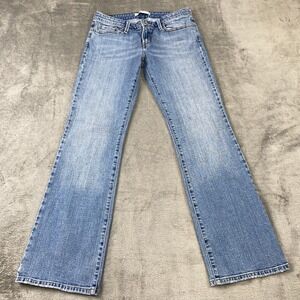 Levis 545 Low Boot Cut Jeans Women 8 Medium Blue Stretch Denim Pants